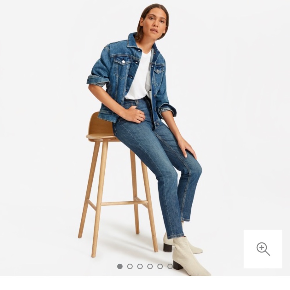 Everlane The Cheeky Straight Jean (High-rise) 26A